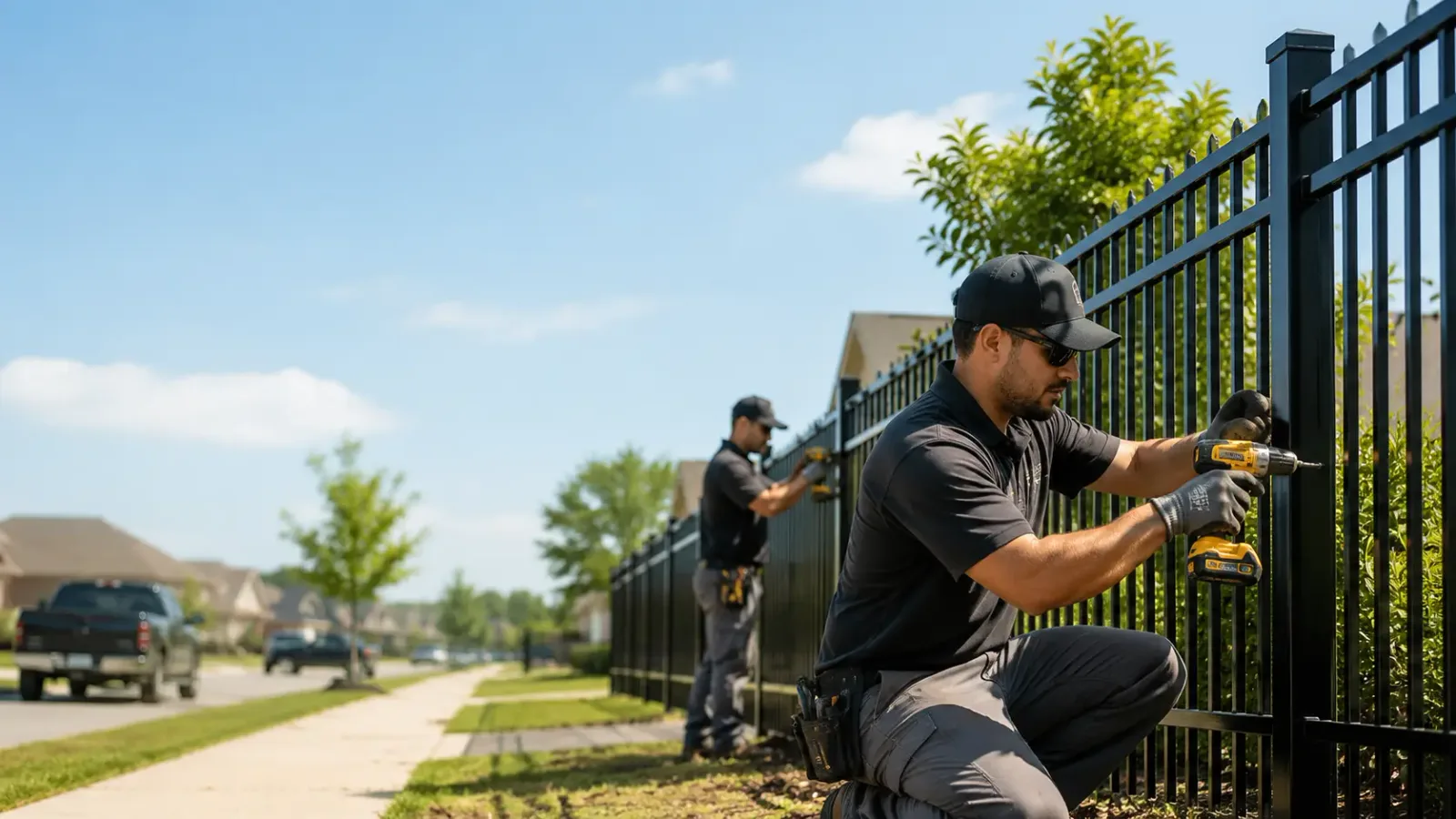 Metal Fence Installation in Evans, LA